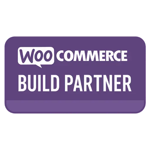 WooCommerce build partner badge, Pure Junk Media—certified WooCommerce website development experts in Connecticut.